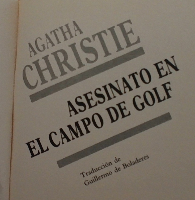 Asesinato en el campo de golf